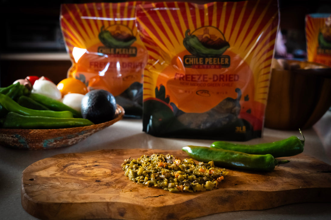 Green Chile Vatido (Chopped Green Chile)