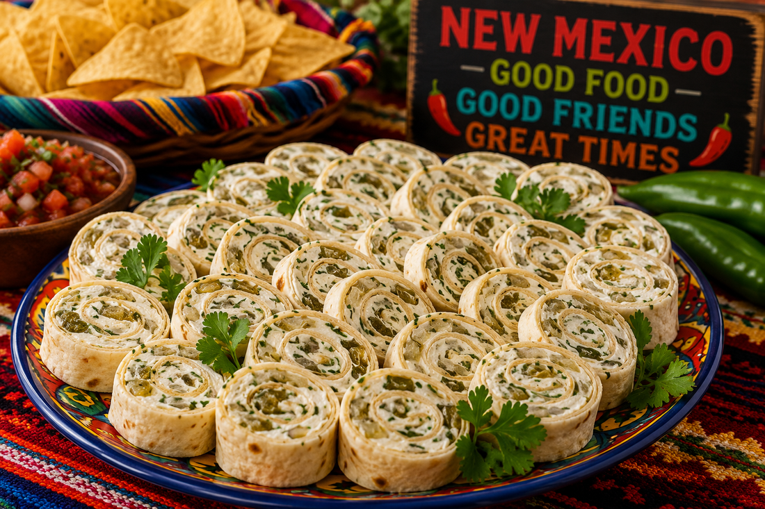 New Mexico Green Chile Hors d’Oeuvres with Chile Peeler Nation Freeze Dried Hatch Green Chile